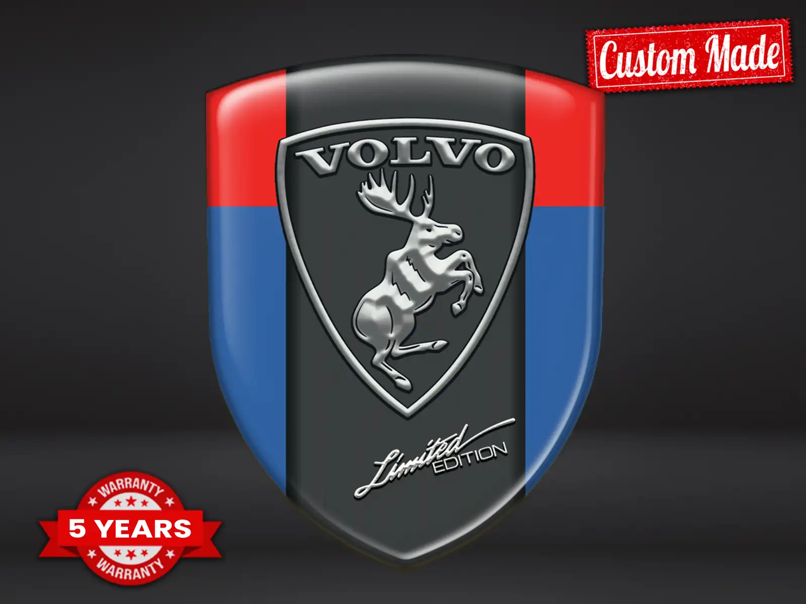 Volvo Etiqueta Impermeable Deporte Personalizable Estilo Minimal